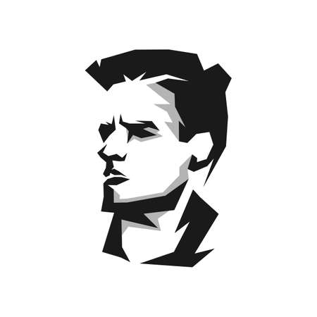 Men Geometric Business Logo Designのイラスト素材