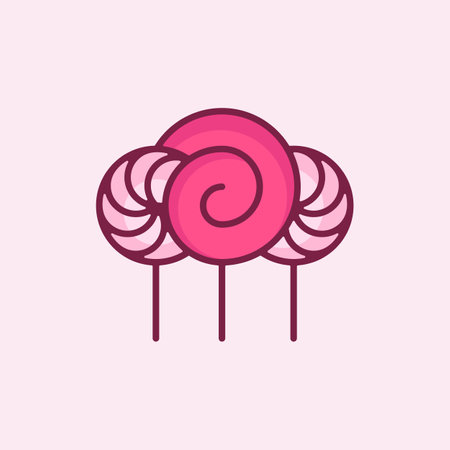 Candy Cloud Creative Logo Designのイラスト素材