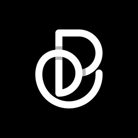 Letter EP Line Logo Designのイラスト素材