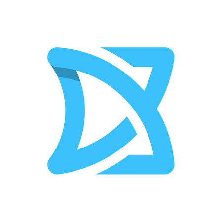 Letter K Fin Shark Logo Designのイラスト素材