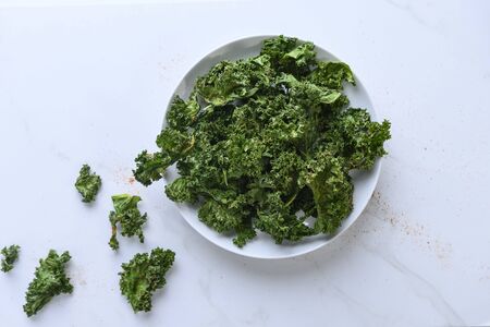 spicy kale chips