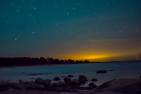 night skyの写真素材