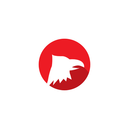 Eagle logo design templateのイラスト素材