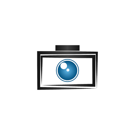 Camera photography icon template illustration.のイラスト素材
