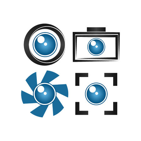 Camera photography icon template vector illustration.のイラスト素材