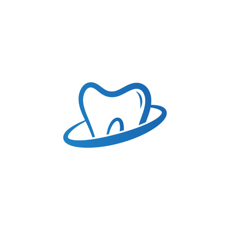 Clean dental tooth icon design templateのイラスト素材