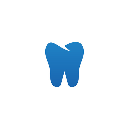 Clean dental tooth icon design templateのイラスト素材