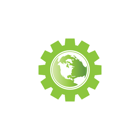 World environment logo and icon template vectorのイラスト素材