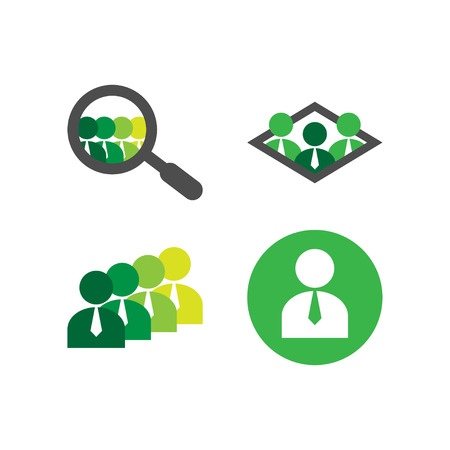 Business logo icon template vector design elementのイラスト素材