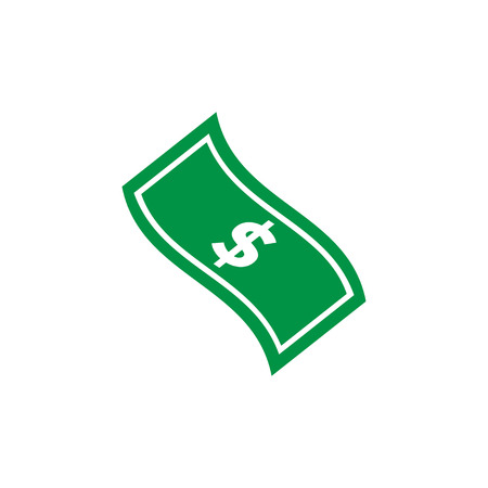 Illustration of one piece of dollar template vectorのイラスト素材