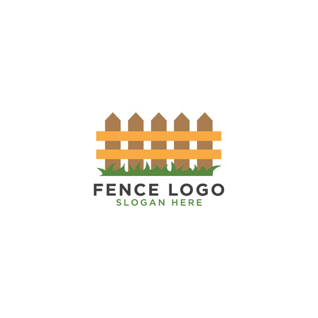 Illustration of fence icon design template vectorのイラスト素材