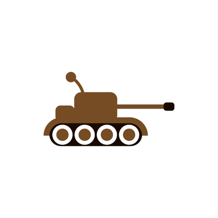 Cute tank graphic design template vector illustrationのイラスト素材