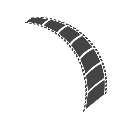 Filmstrip graphic design templateのイラスト素材