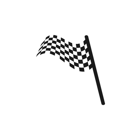 Racing flag graphic design templateのイラスト素材