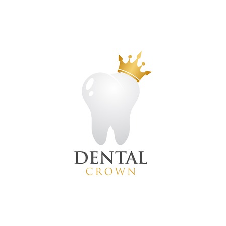 Dental crown  design templateのイラスト素材