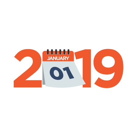 Calendar graphic design template vectorのイラスト素材