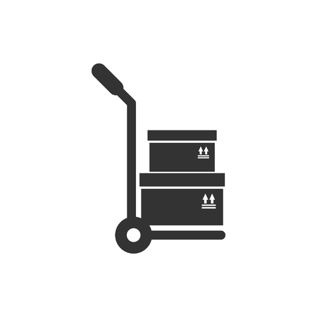 Hand truck graphic design template vectorのイラスト素材