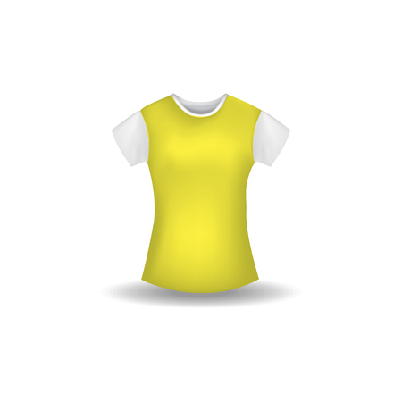 Realistic t shirt mockup design template vectorのイラスト素材