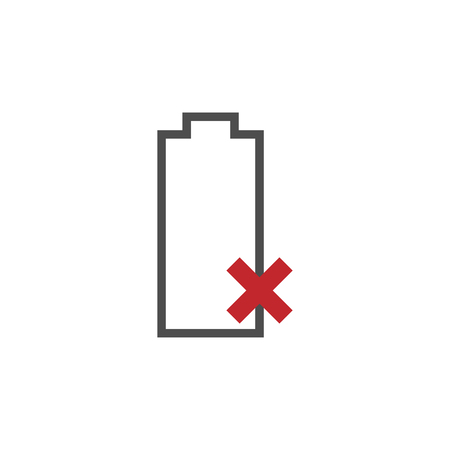 Battery icon graphic design template vector isolated