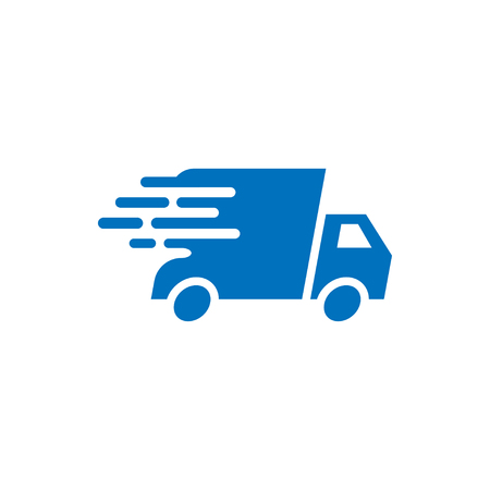 Fast delivery truck icon graphic design templateのイラスト素材
