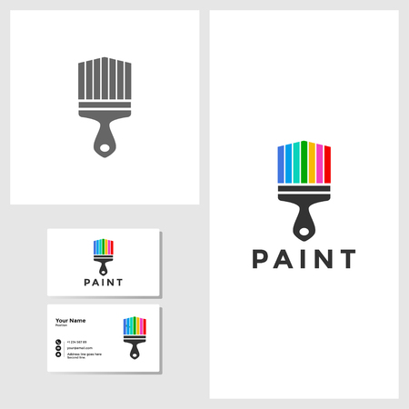 Painting house icon design template vector graphic illustrationのイラスト素材