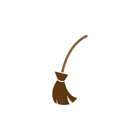 Broom icon design template vector graphic illustrationのイラスト素材