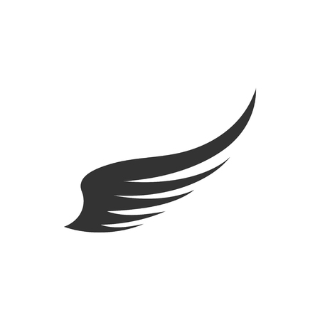 Wing icon design template vector isolated illustrationのイラスト素材