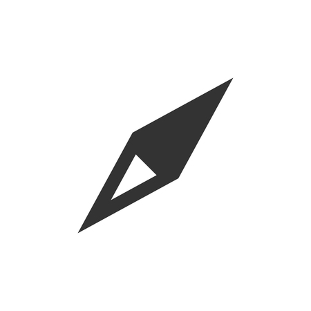 Compass icon design template vector isolated illustrationのイラスト素材