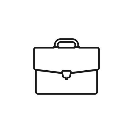 Briefcase icon design template vector isolated illustrationのイラスト素材