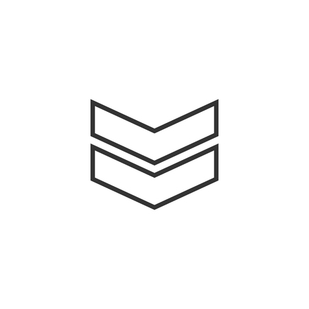 Arrow clip art graphic design template vectorのイラスト素材