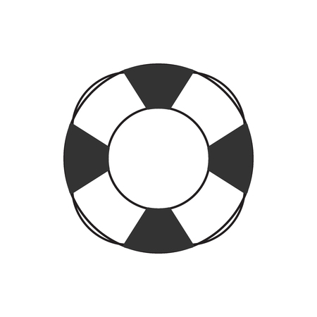 Lifebuoy support icon graphic design template vector illustrationのイラスト素材