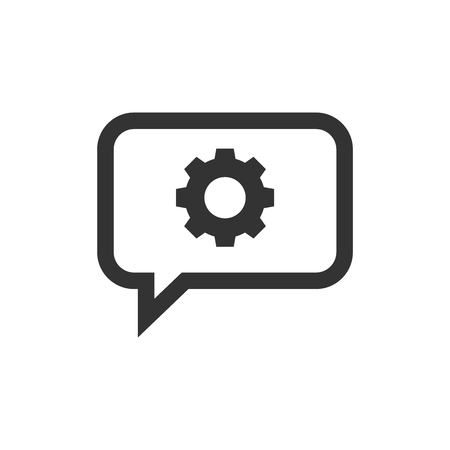 Customer support icon graphic design template vectorのイラスト素材