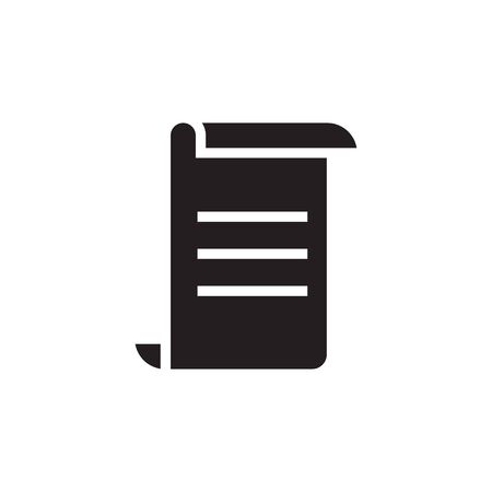 Paper icon graphic design template vector illustrationのイラスト素材