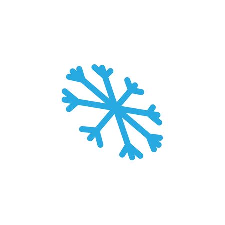 Snowflake icon graphic design templateのイラスト素材