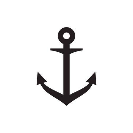 Anchor icon graphic design template vector illustrationのイラスト素材