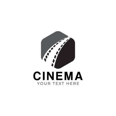 Cinema filmstrip graphic design template isolated illustrationのイラスト素材