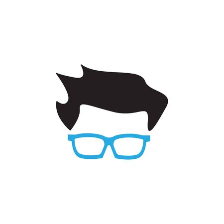 Glasses graphic design template vector isolated illustrationのイラスト素材