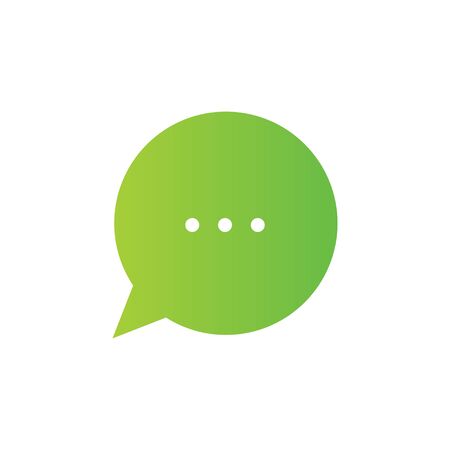 Chat graphic design template vector isolated illustrationのイラスト素材