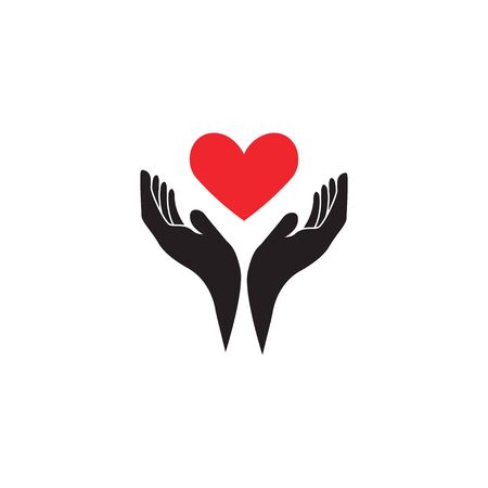Care hand graphic design template vector isolatedのイラスト素材