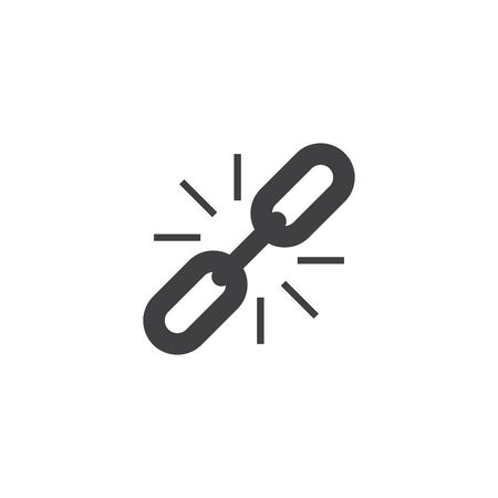 Chain graphic design template vector isolated illustrationのイラスト素材