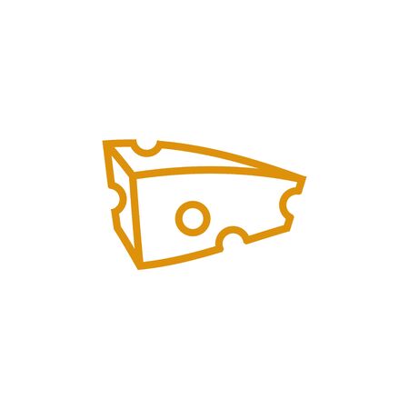 Cheese icon design template  isolatedのイラスト素材