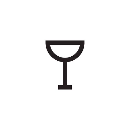 Wine icon design template  isolatedのイラスト素材