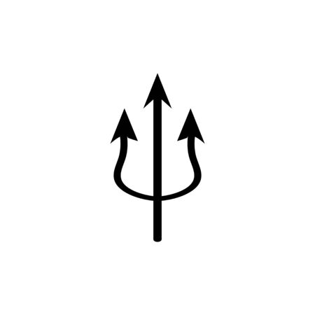 Trident graphic design template vector isolated illustrationのイラスト素材