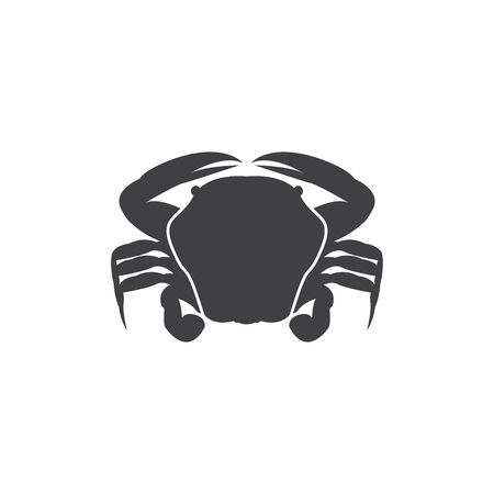 Crab graphic design template vector isolatedのイラスト素材