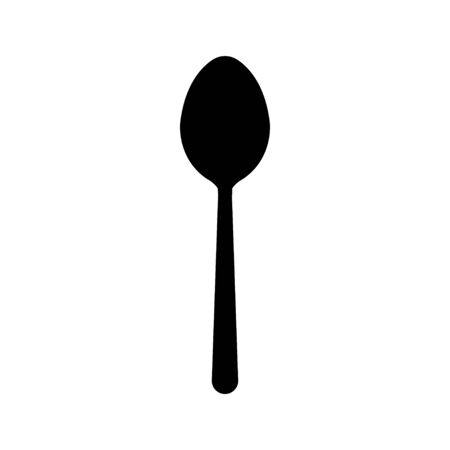 Cutlery spoon graphic design template vector isolatedのイラスト素材