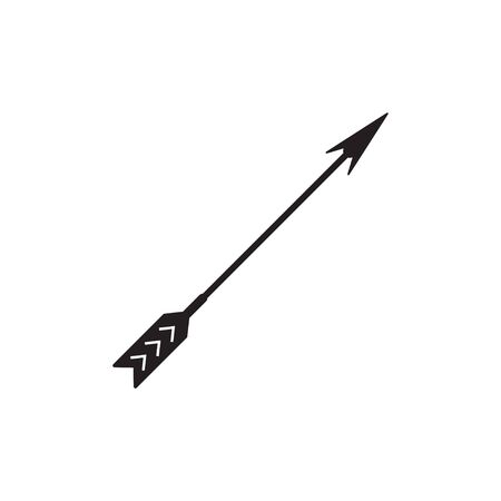 Arrow icon design template vector isolated illustrationの写真素材