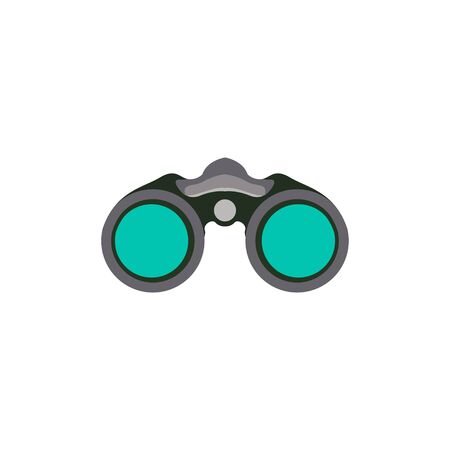 Binocular graphic design template vector isolated illustrationのイラスト素材
