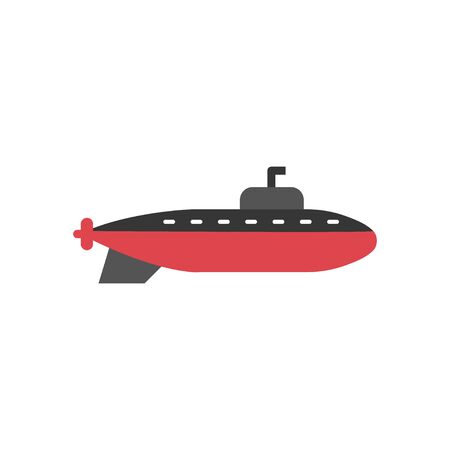 Submarine graphic design template vector isolated illustrationのイラスト素材