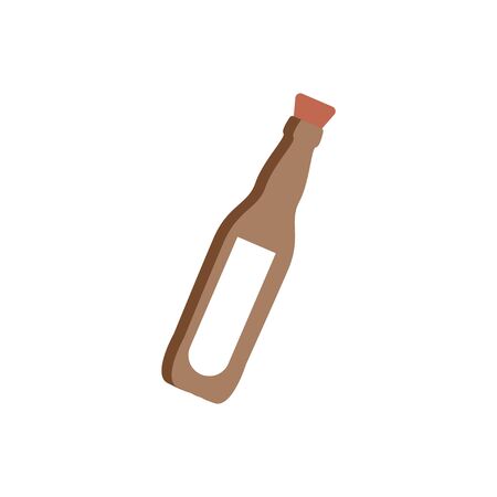 Message in a bottle graphic design template vector isolated illustrationのイラスト素材