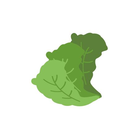 Mustard leaves graphic design template vector isolated illustrationのイラスト素材